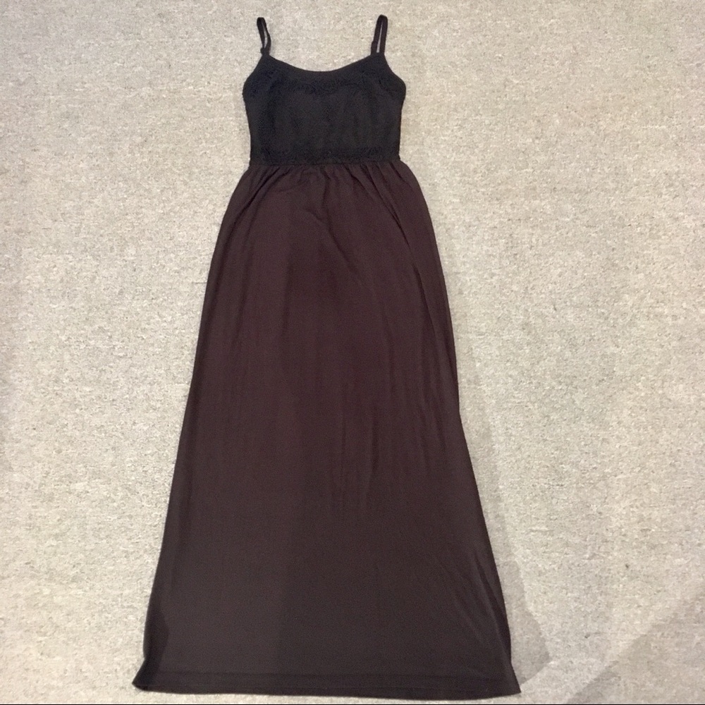 Womens sz M BONGO Black Lace-Top Dress